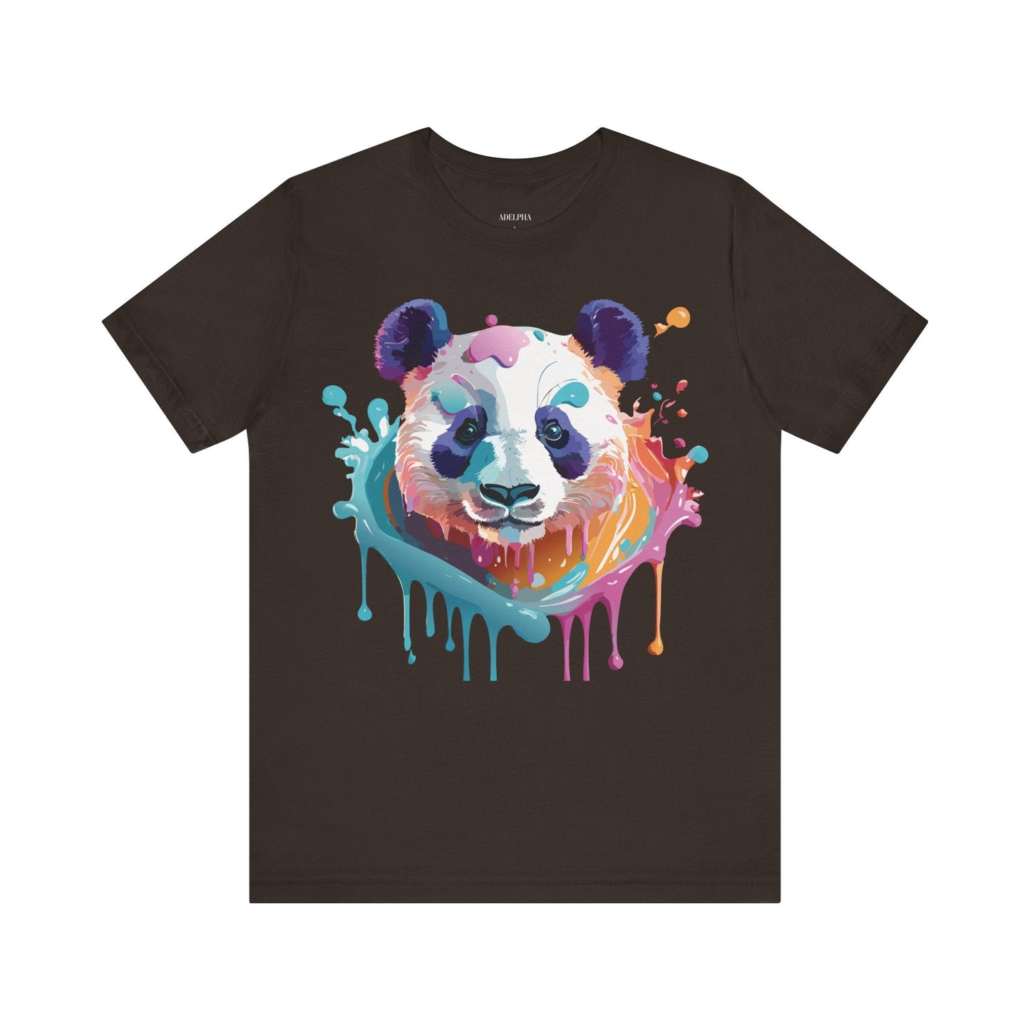 Panda Graphic Unisex 100 Cotton Vintage Art with Animal T-Shirt 12