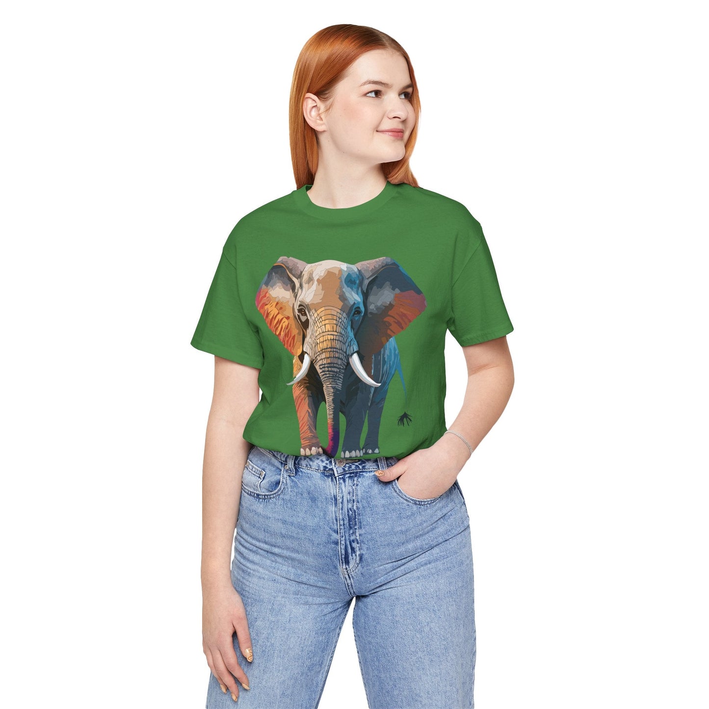 Unisex Animal Shirt With Animals Art Design Graphic Tee Short Sleeve Wild Animals