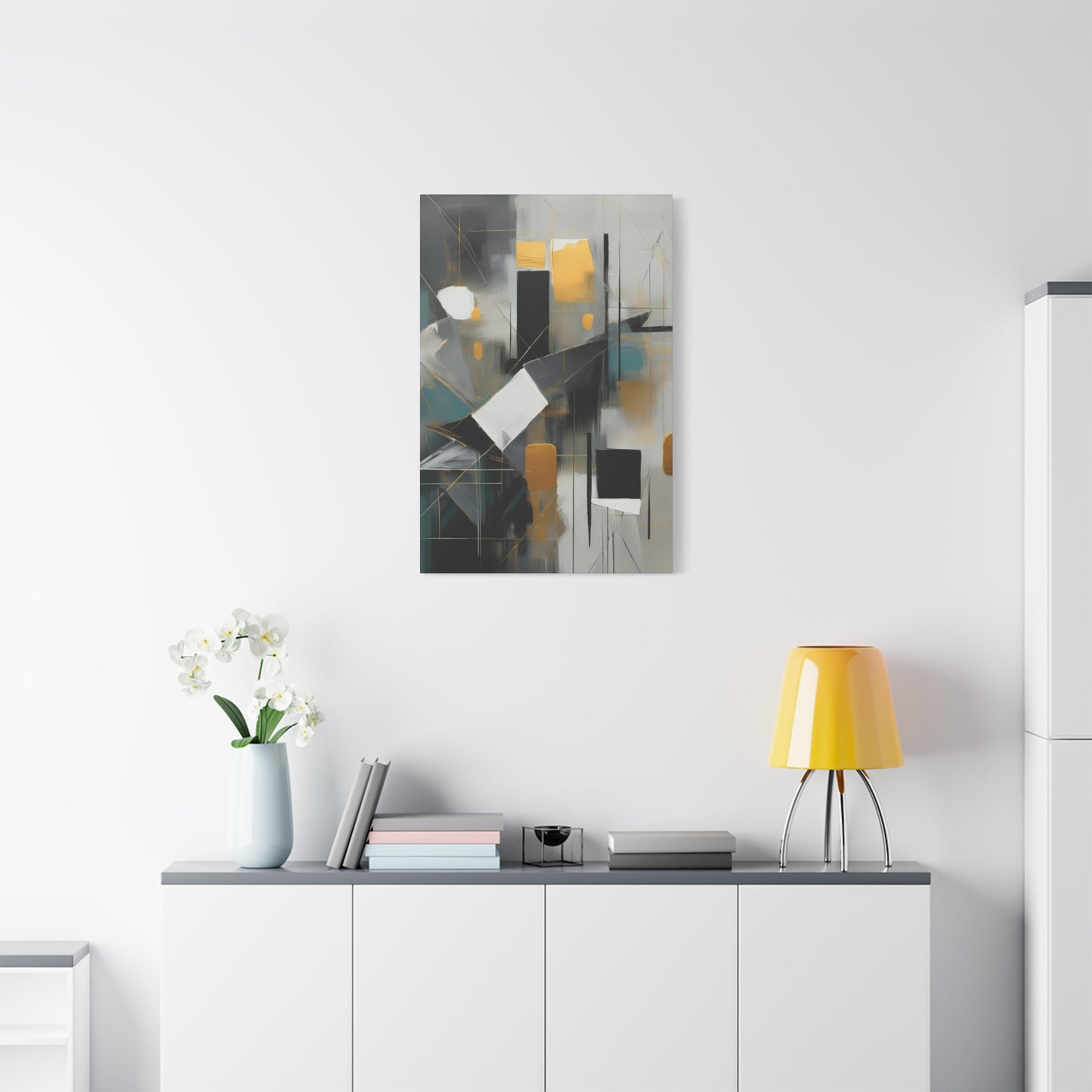Abstract Oil Painting Print Canvas 20x24,20x30,24x30 24x32,24x36,30x40 32x48,36x48,40x60 Pine-Wood Inner Frame ABS-205