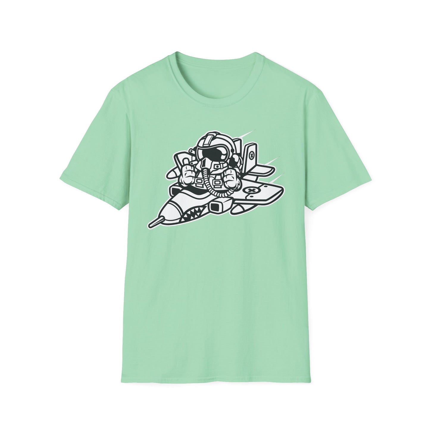 Unisex Cotton T-Shirt with Cartoon Graphic Design