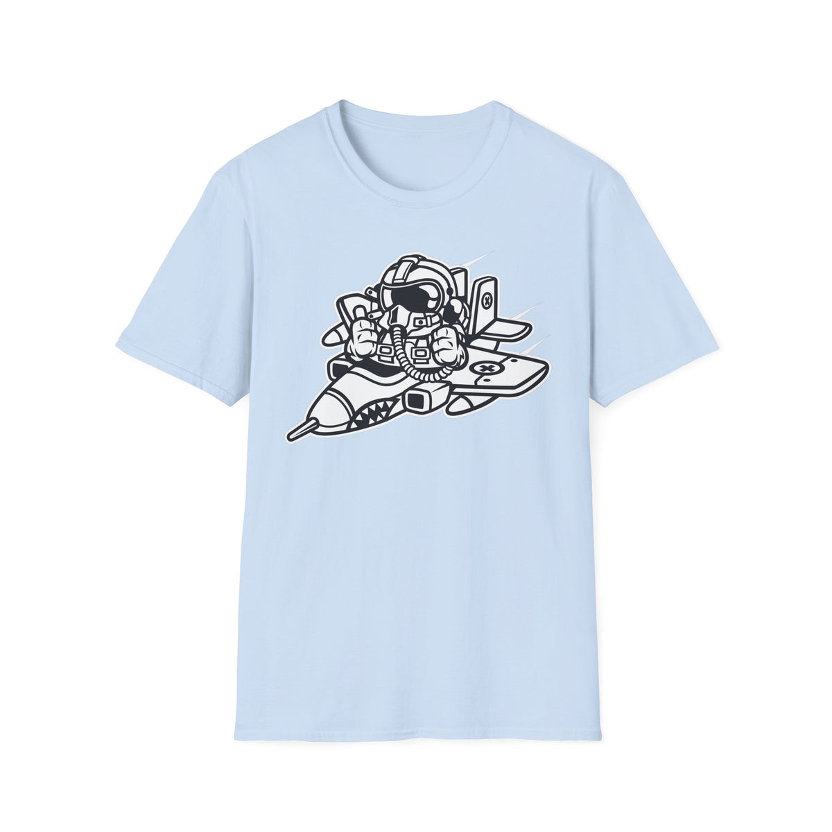 Unisex Cotton T-Shirt with Cartoon Graphic Design