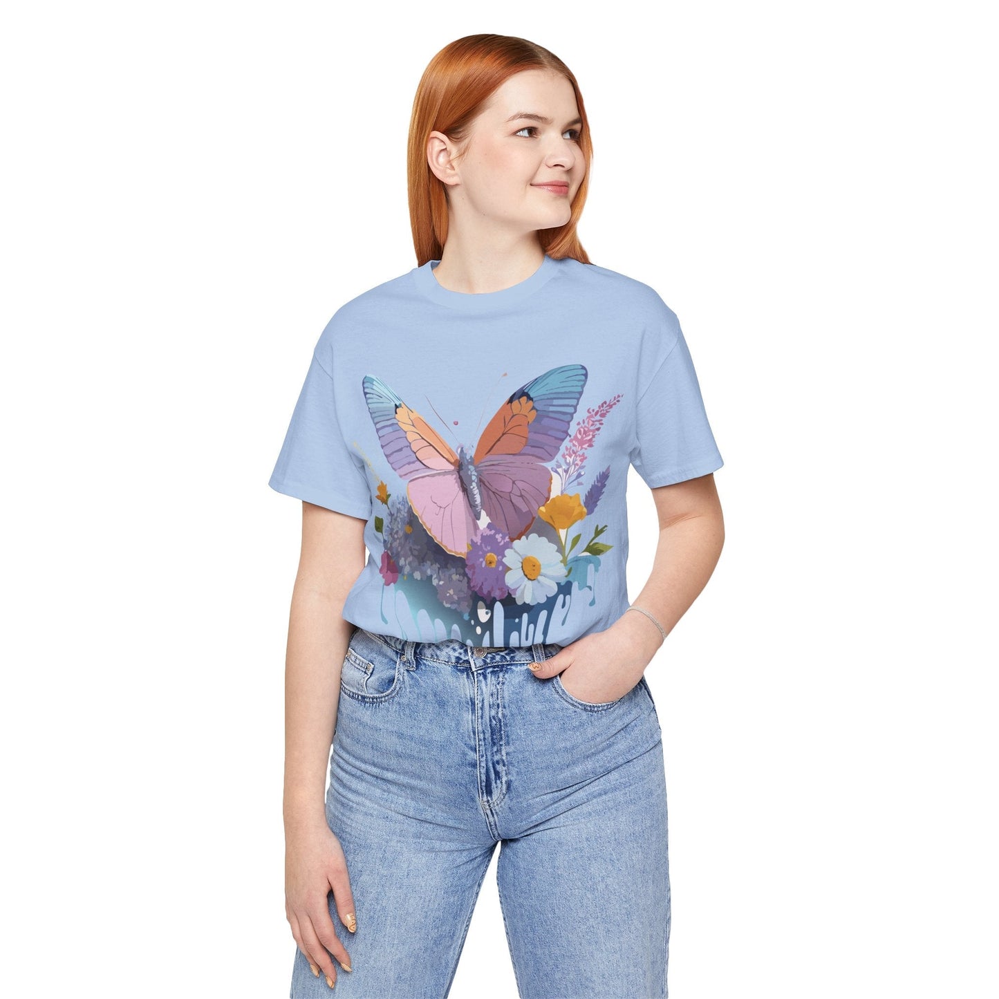 Butterfly Graphic Tee Unisex Vintage Inspired Artwork Adelpha