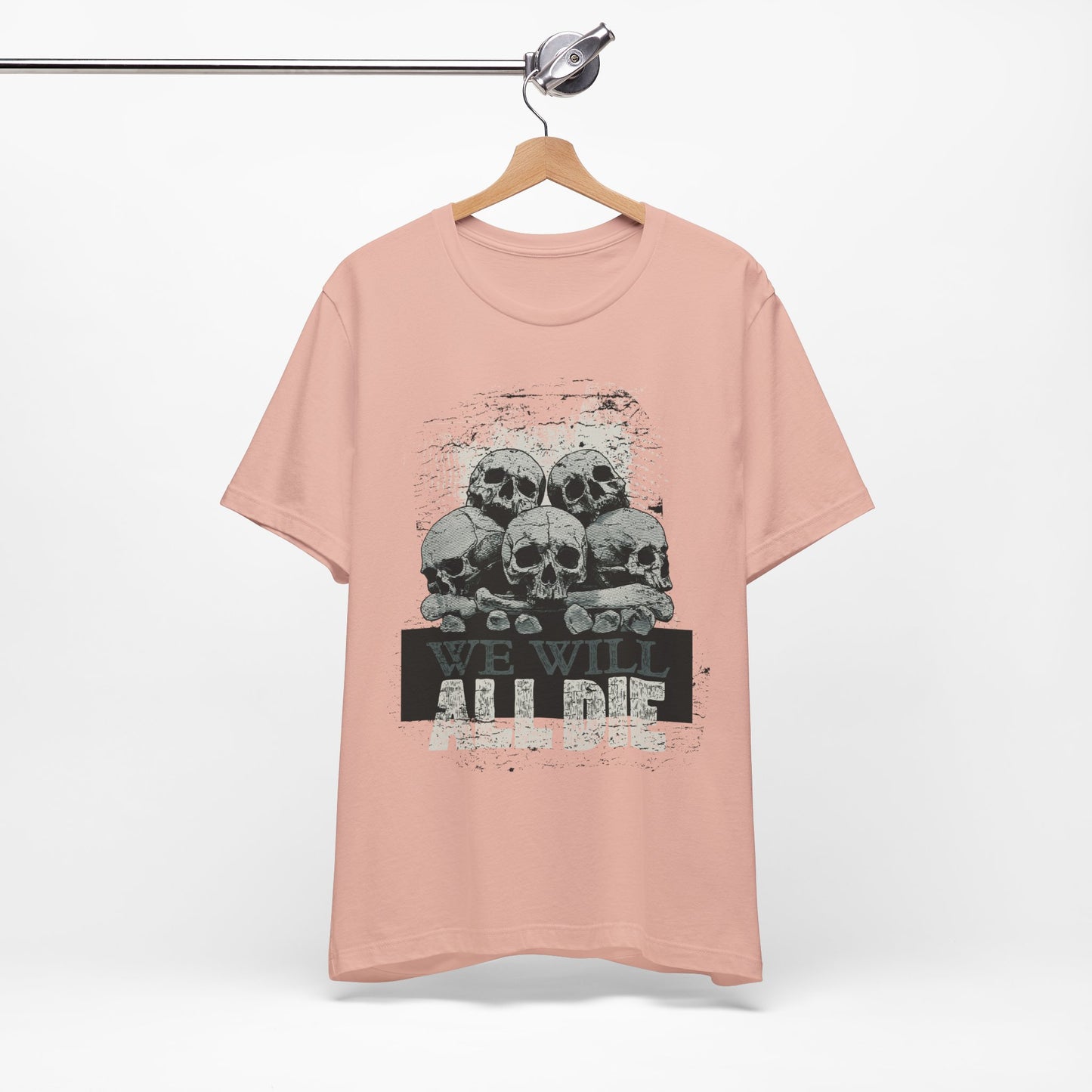 All Die Skull Graphic Design Tee, Skull Shirt, Vintage Tees, Art Design T-Shirt, Graphic Tee, Art Shirts