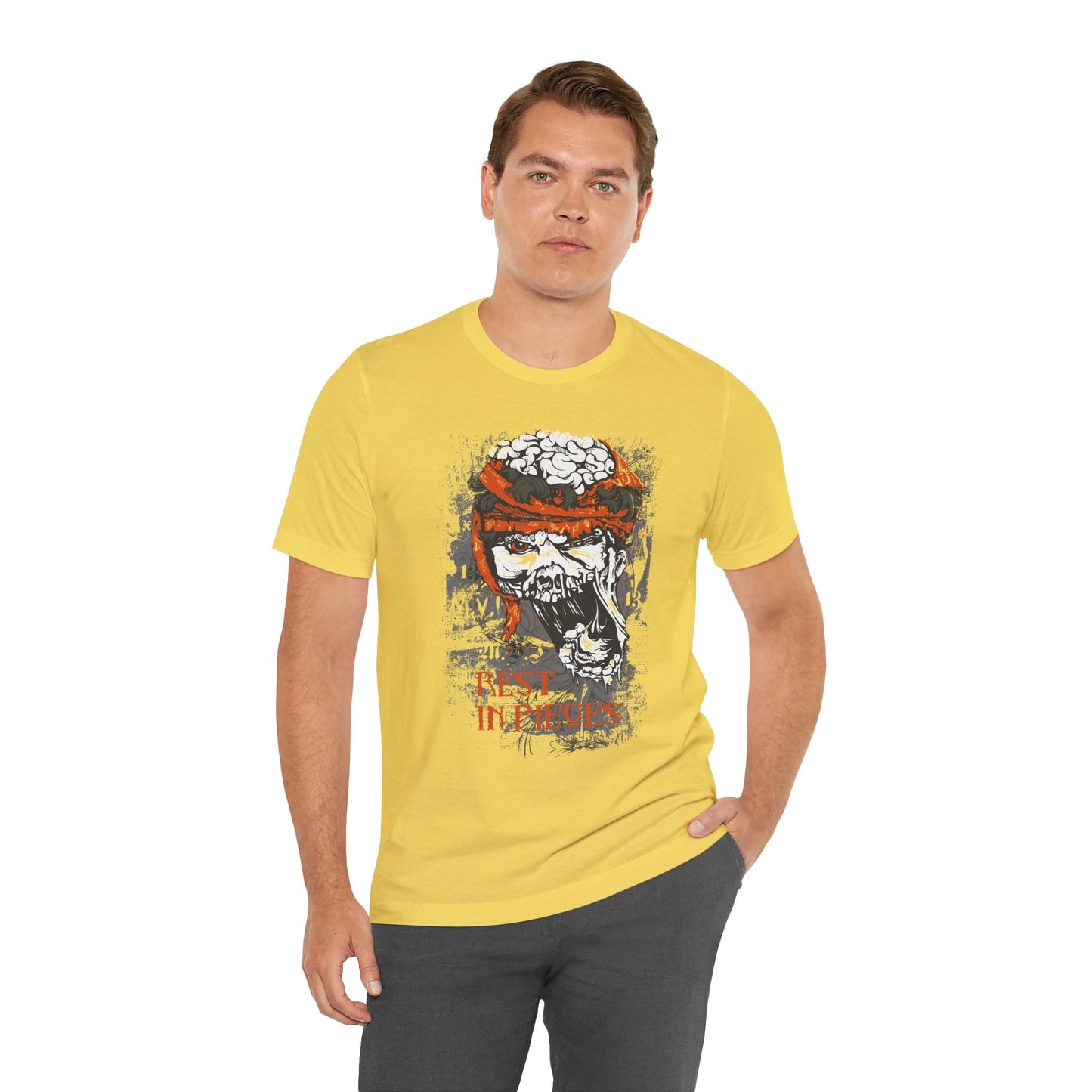 Skull Graphic Unisex Cotton T-Shirt r10