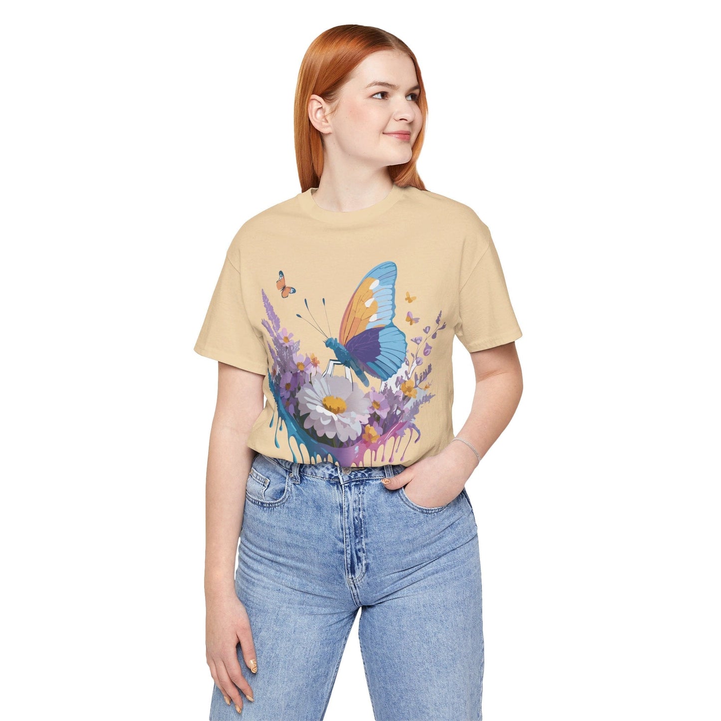 Butterfly Graphic Tee From Adelpha Art Design Unisex Jersey Short Sleeve Shirt