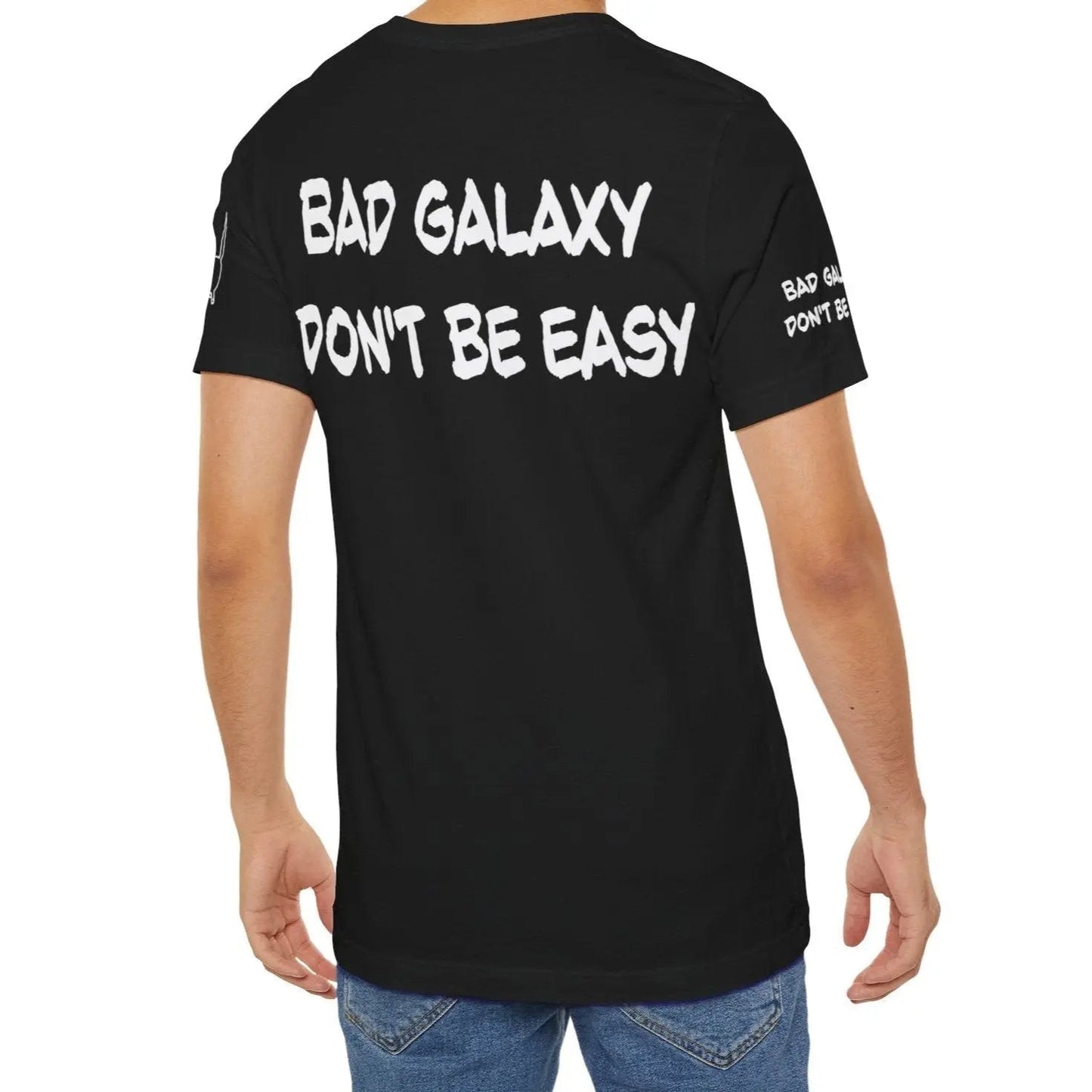 Funny Dog Tee Shirt From Bad Galaxy 100 Percent Cotton Made In USA Eco Friendly Inks