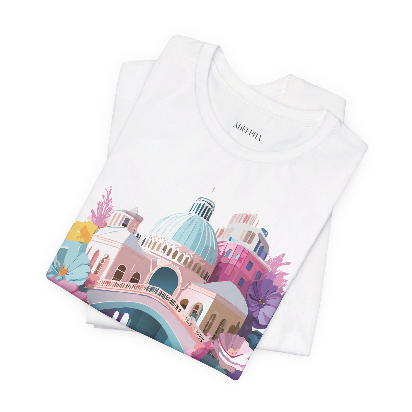 Venice Inspired Tourist Shirt Unisex Graphic Tee Adelpha Vintage Artwork Design Art