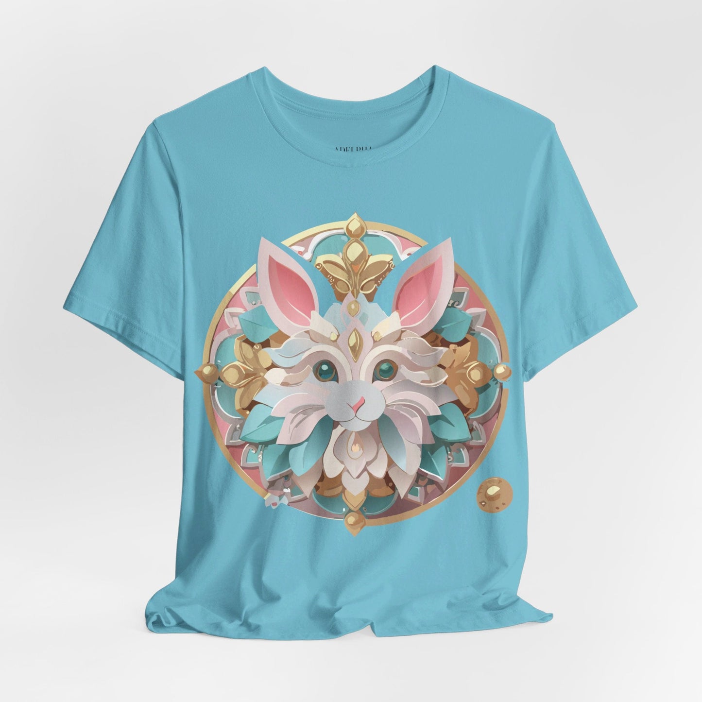 Medallion Graphic Unisex 100 Cotton Vintage Animal Medal Artwork Tee 88