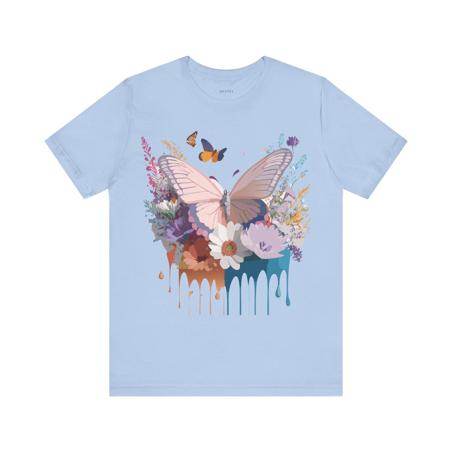 Butterfly Graphic Tee Adelpha Art Design Unisex Short Sleeve Shirt