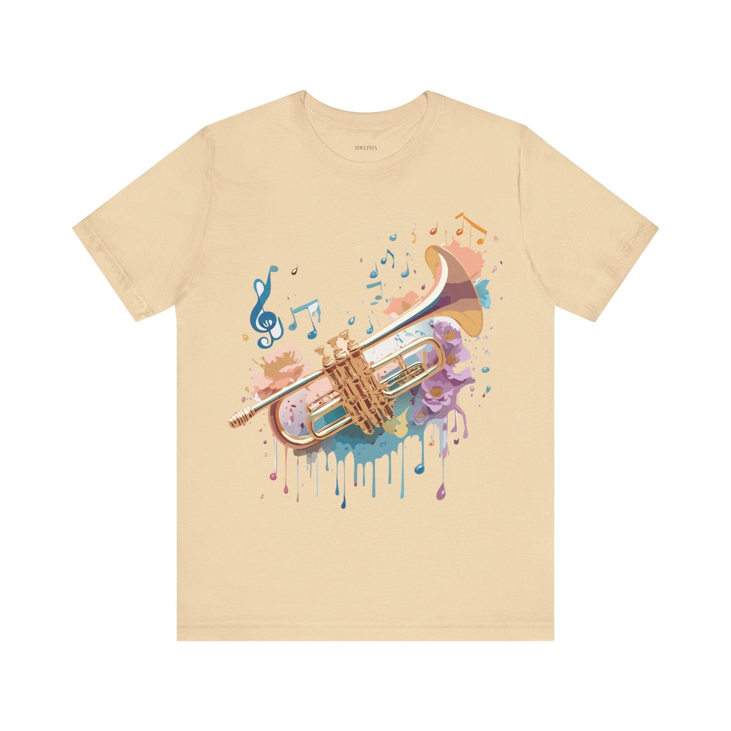 Music Graphic T Shirt Unisex Vintage Inspired Art Tee Adelpha Short Sleeve Design