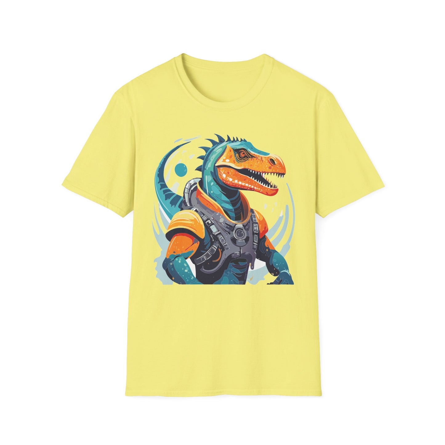 Gildan Alien Cosmos T Shirt Unisex Softstyle 64000 Cotton Tee With Alien Art Design Graphic Print