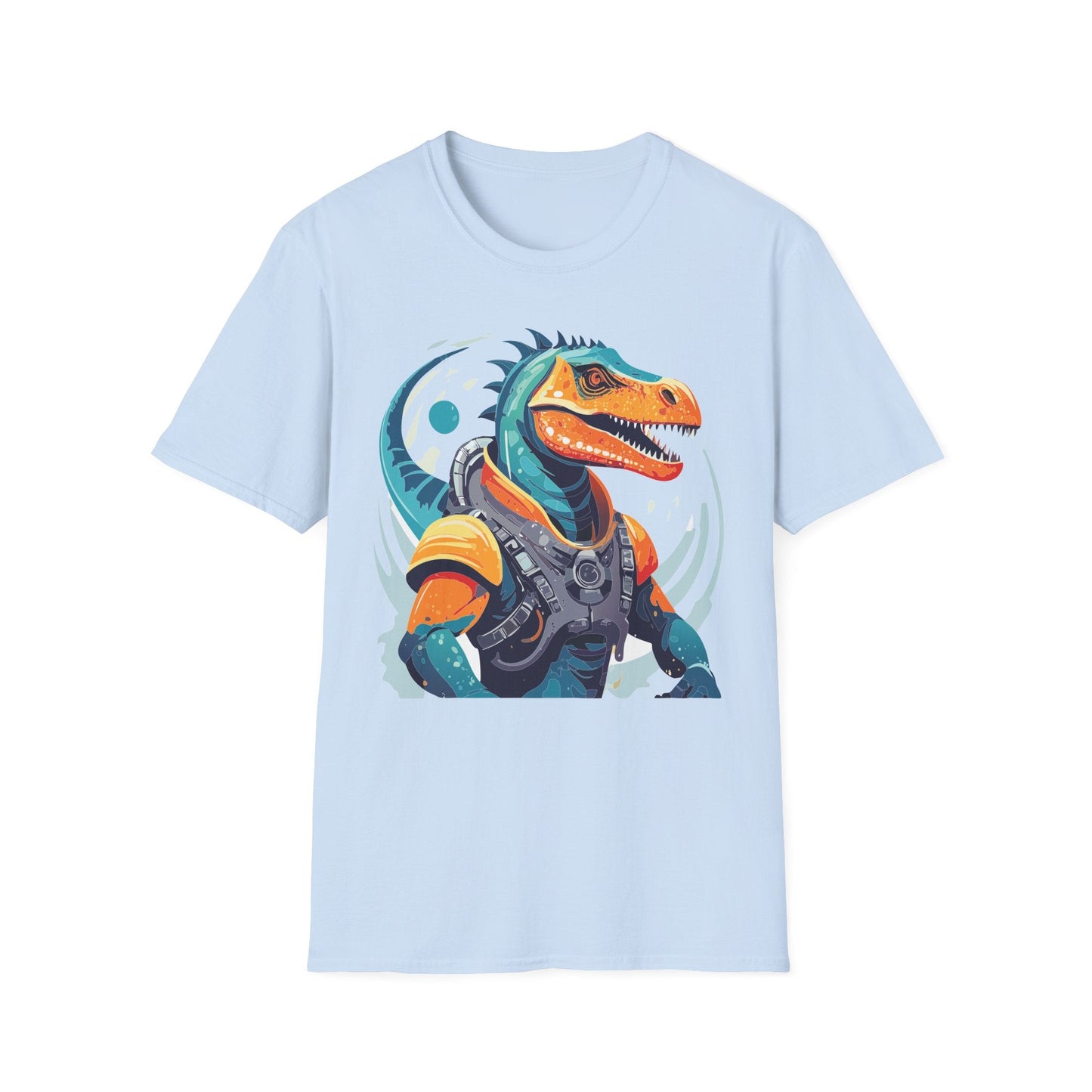 Alien Graphic Unisex Cotton Softstyle UFO Artwork Tee 10