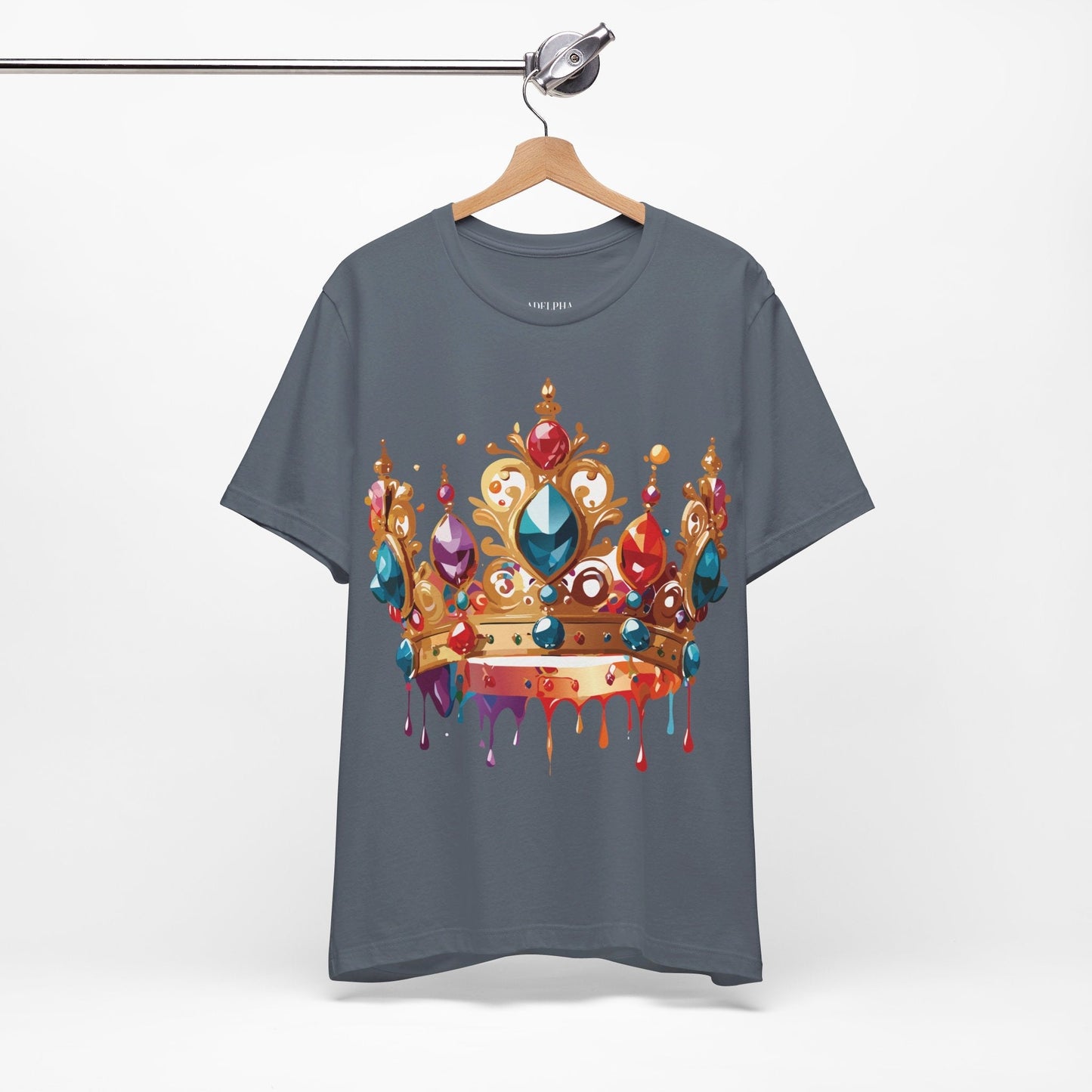 Crown Graphic Unisex 100 Cotton Vintage Artwork Tee 11