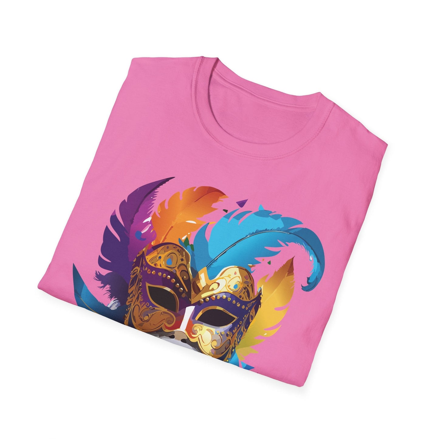 Mask Graphic Unisex Cotton Masquerade Design Artwork Tee 29
