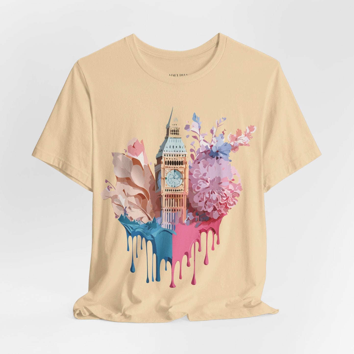 London Tourist Shirt Graphic Tee Unisex Jersey Short Sleeve Adelpha Vintage Inspired Artwork