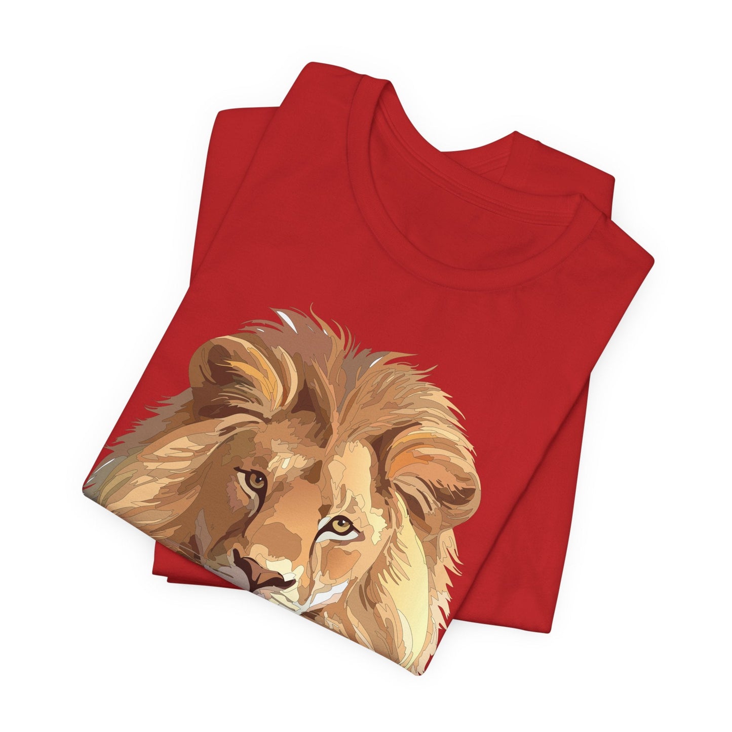 Unisex Animal Art Tee Shirt With Wild Animals Design Gildan 64000 Softstyle Cotton
