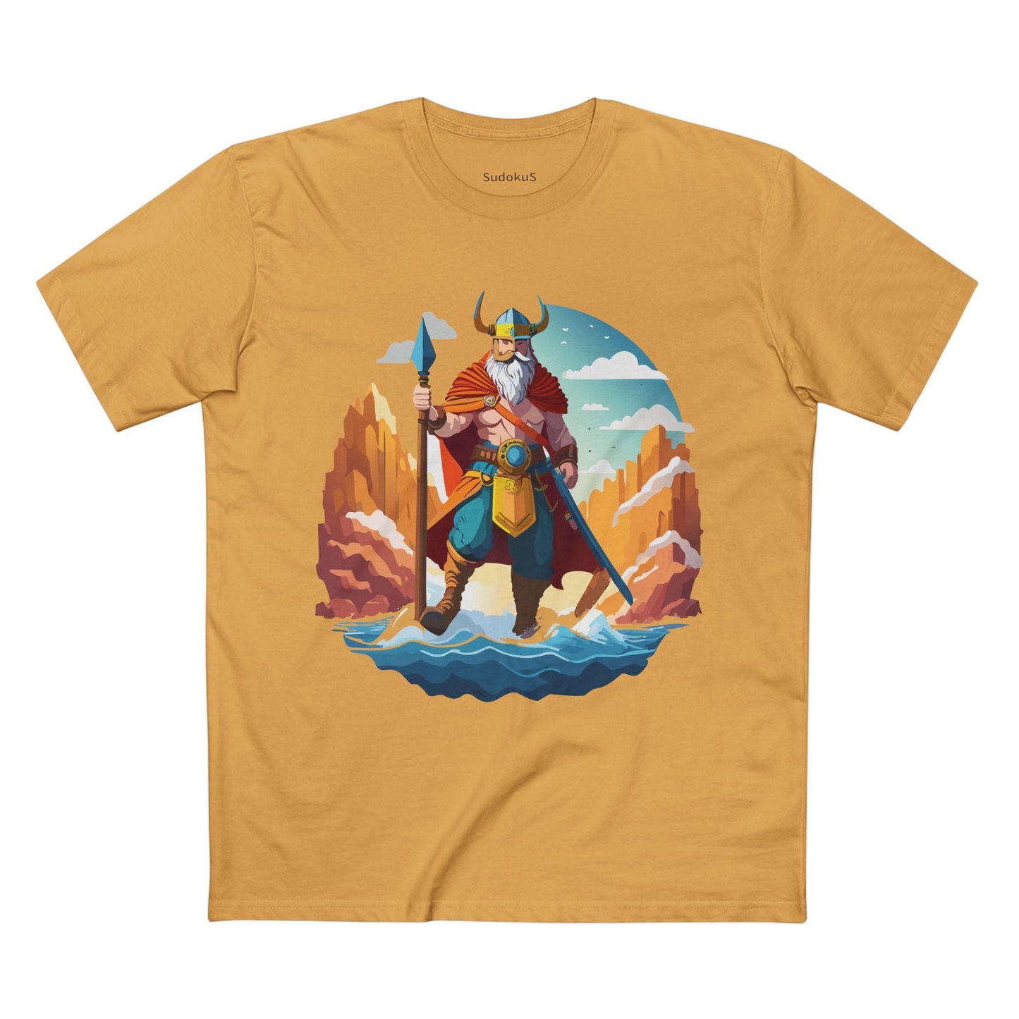 Viking Graphic Unisex 100 Cotton Staple Tee 7