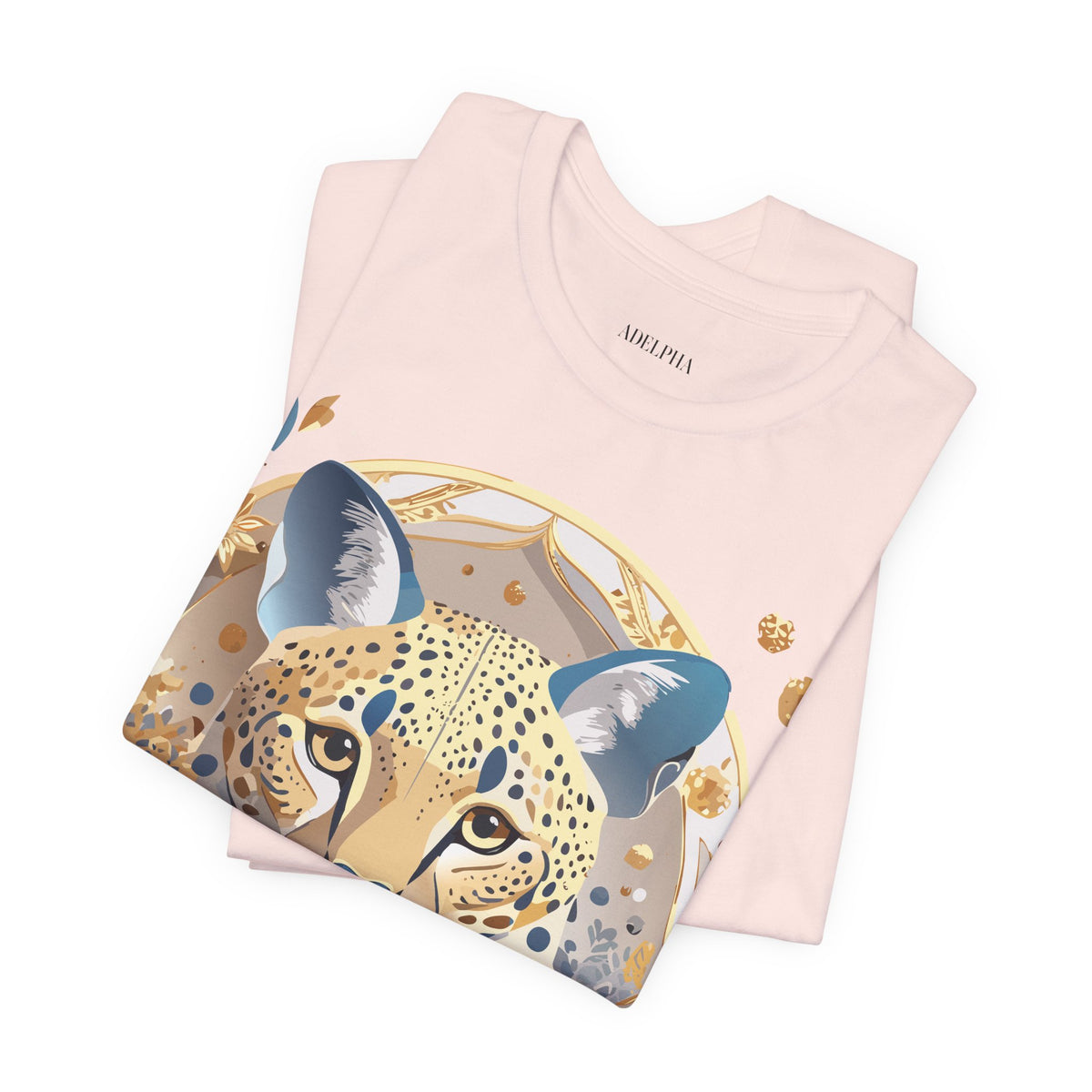 Medallion Graphic Unisex Cotton Bella+Canvas Tee with Art Design d62