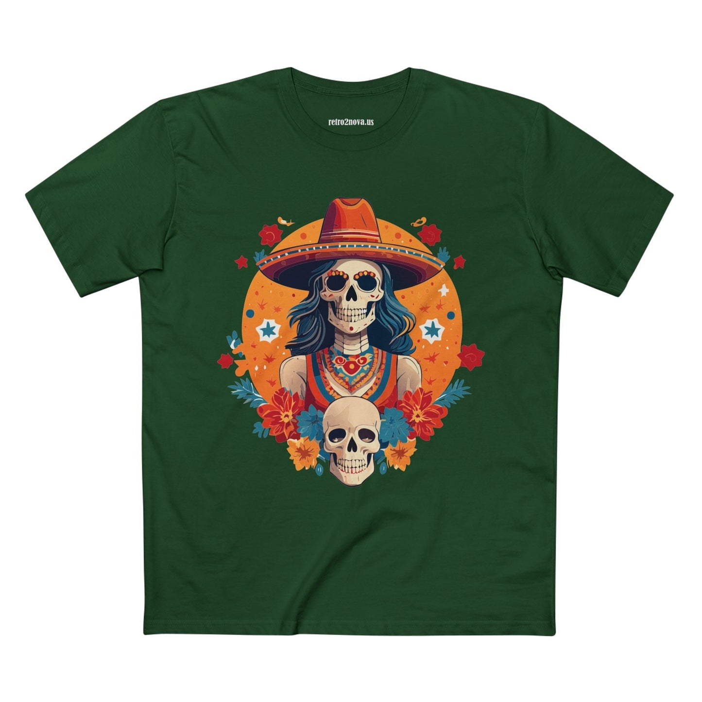 Skull Shirt Unisex Skeleton Tee Premium Cotton With Original Design From Art Collection