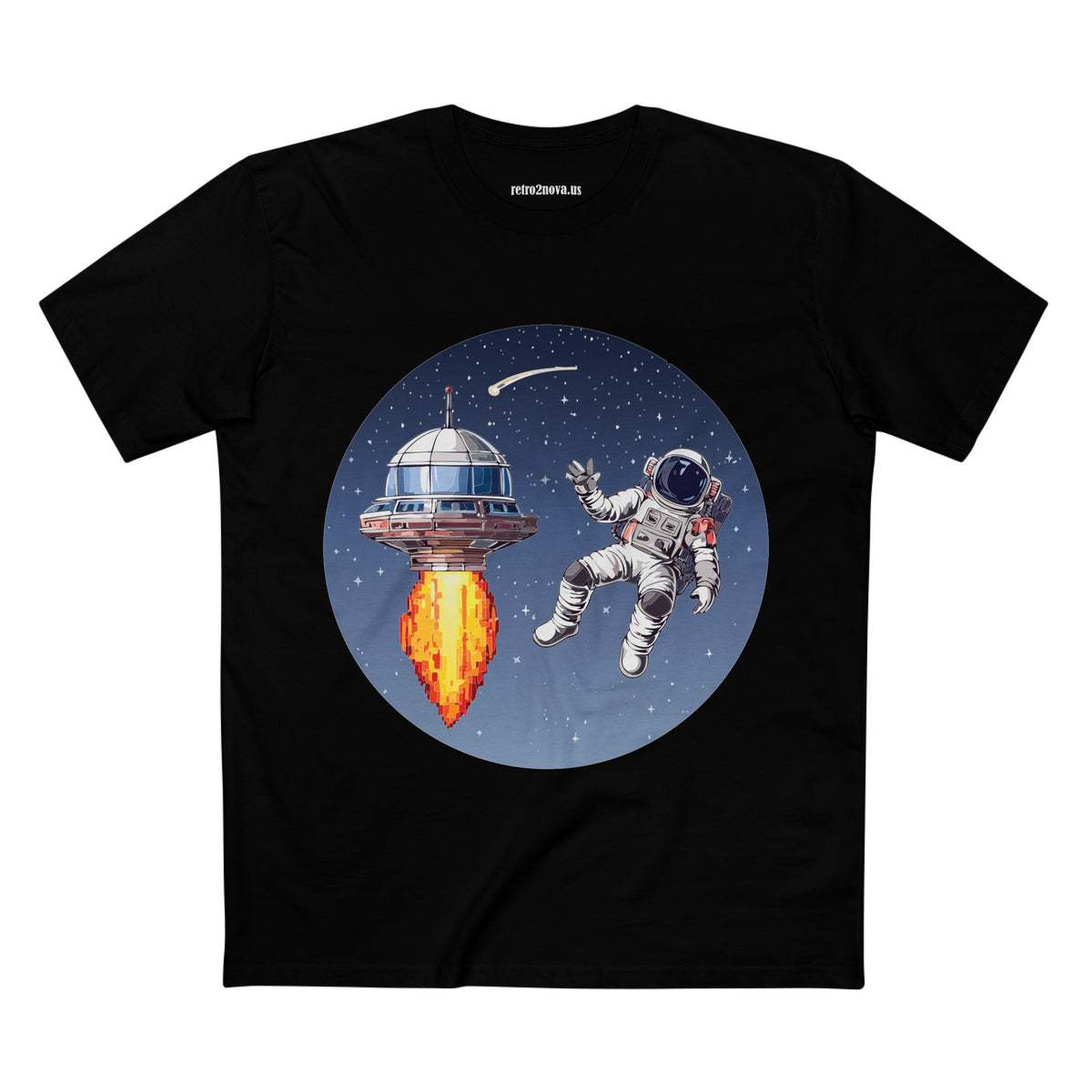 Cosmos Astronaut Graphic Tee Staple Unisex 100 Cotton Tee Shirt - CS-14