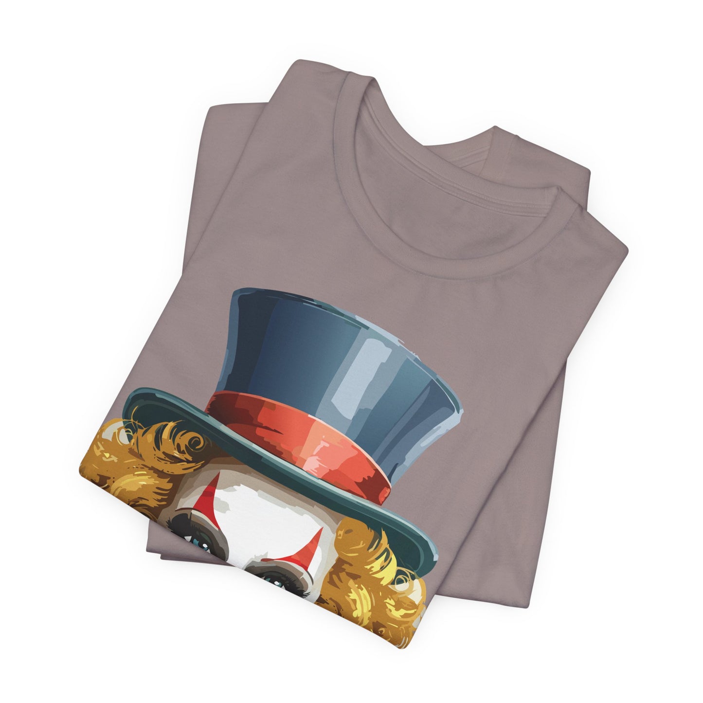 Clown Shirt, Funny Shirt, T-Shirt with Clown, Funny Art Design Tee, Circus Tees, Circus T-Shirt, Unisex Humor Wear 11