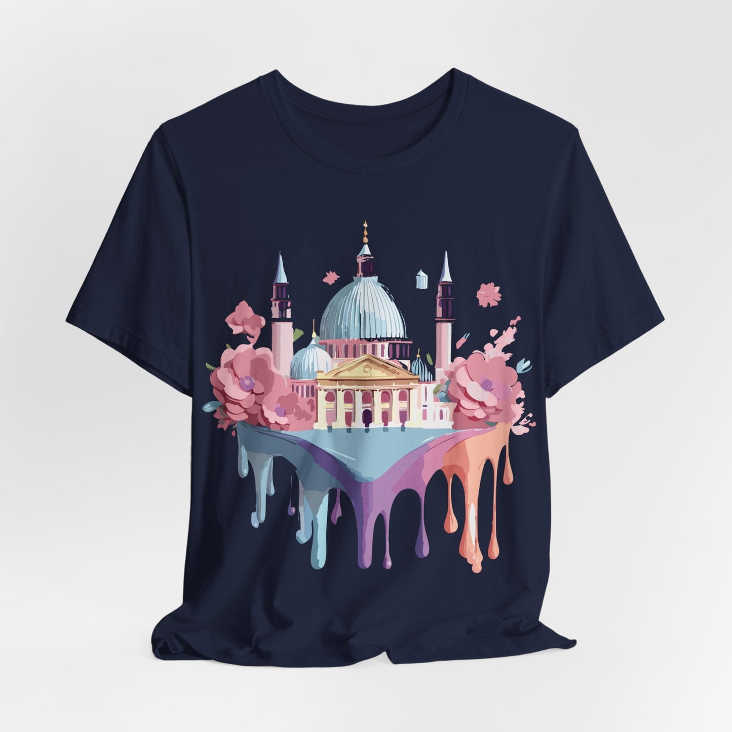 Venice Tourist Shirt Unisex Graphic Tee With Vintage Inspired Adelpha Artwork For Everyday Wear