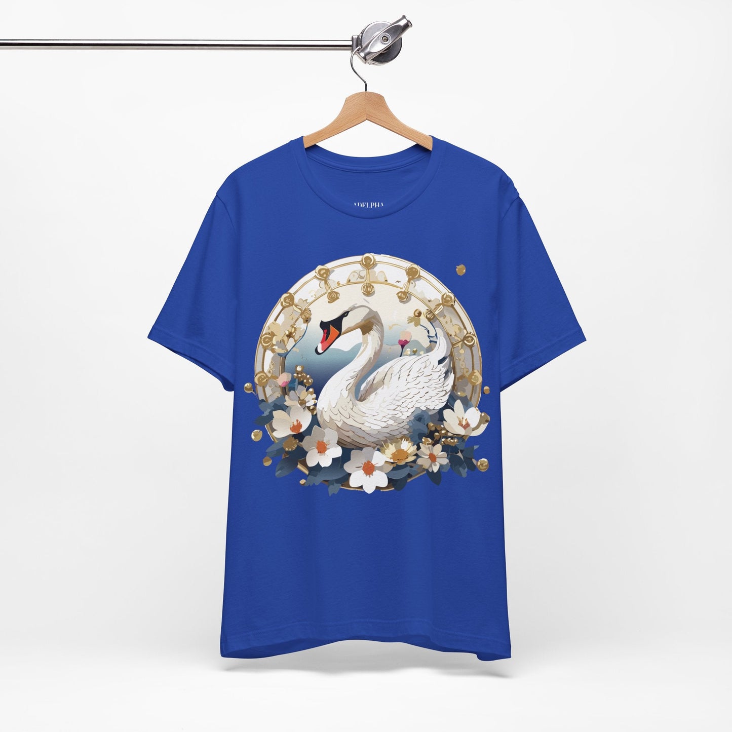 Medallion Graphic Unisex 100 Cotton Vintage Animal Medal Artwork Tee 44