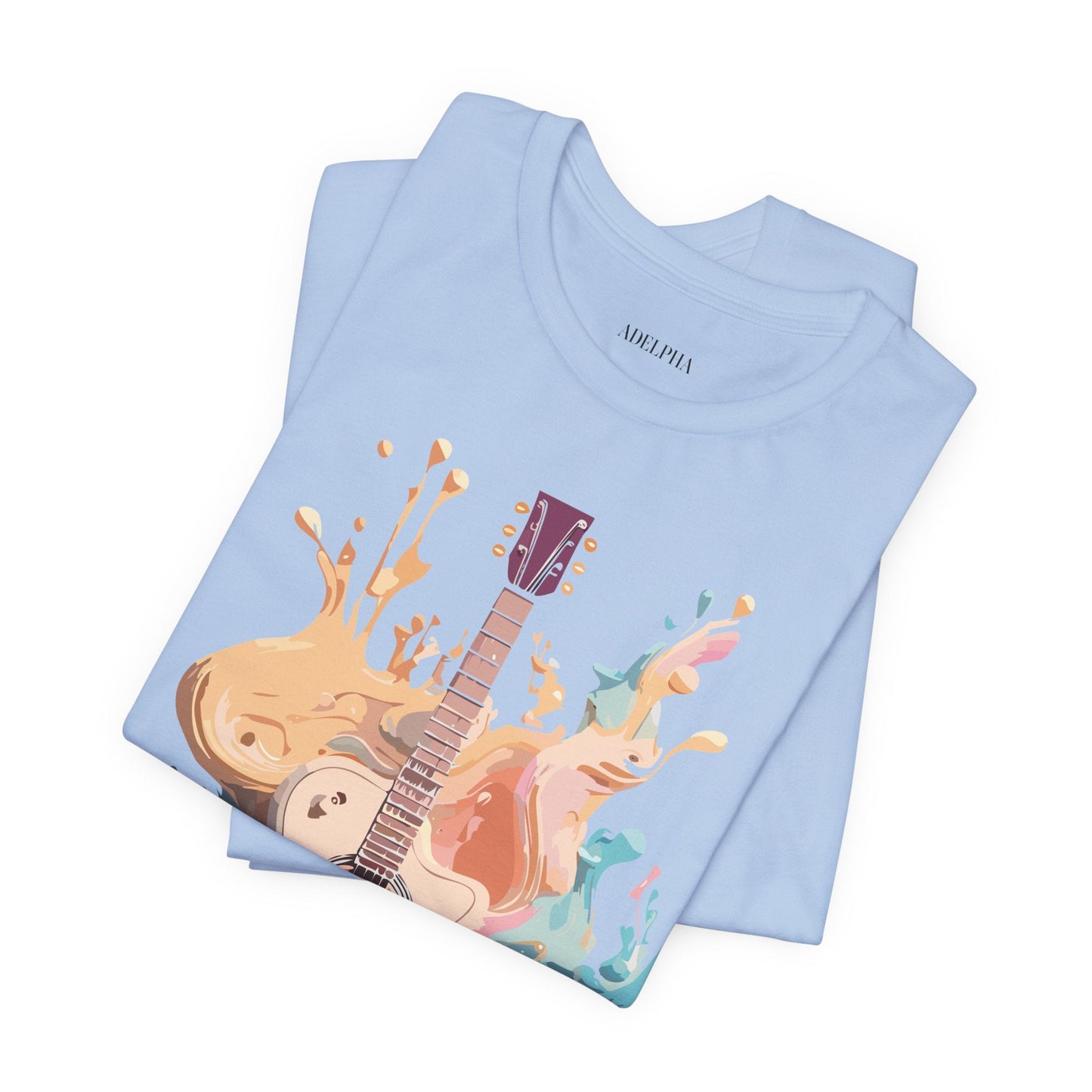 Adelpha Music Graphic T Shirt Unisex Jersey Short Sleeve Tee Vintage Inspired Art Tee