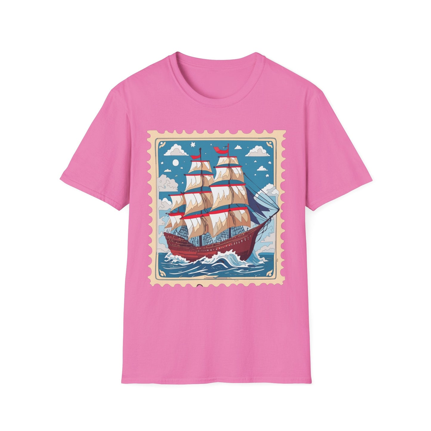 Unisex Softstyle Gildan 64000 Short Sleeve T Shirt Vessel Ship Frigate Tee For Everyday Comfort