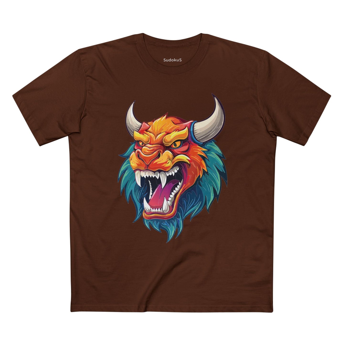 Cartoon Monsters Graphic Unisex 100 Cotton Staple Tee 18