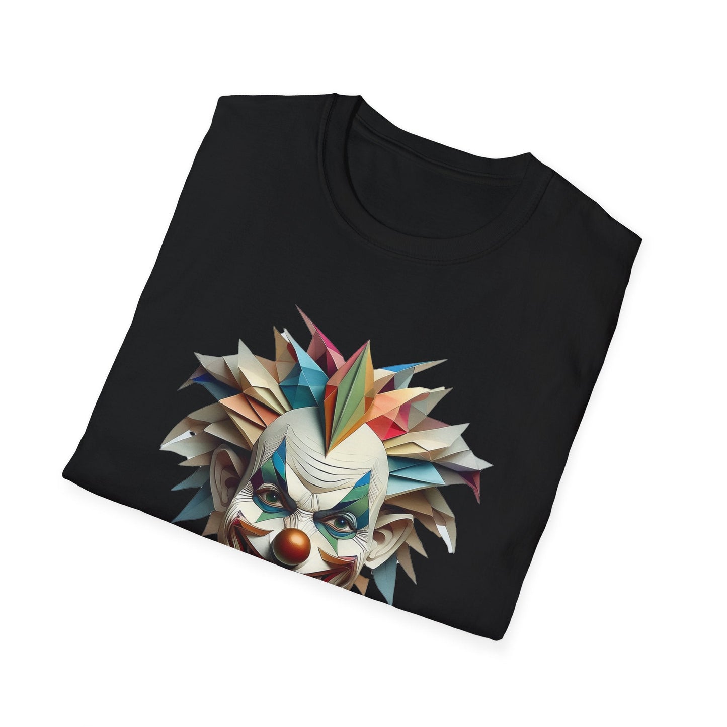 Clown Shirt Unisex Funny Circus Tee Gildan Softstyle 64000 Short Sleeve Cotton Tee