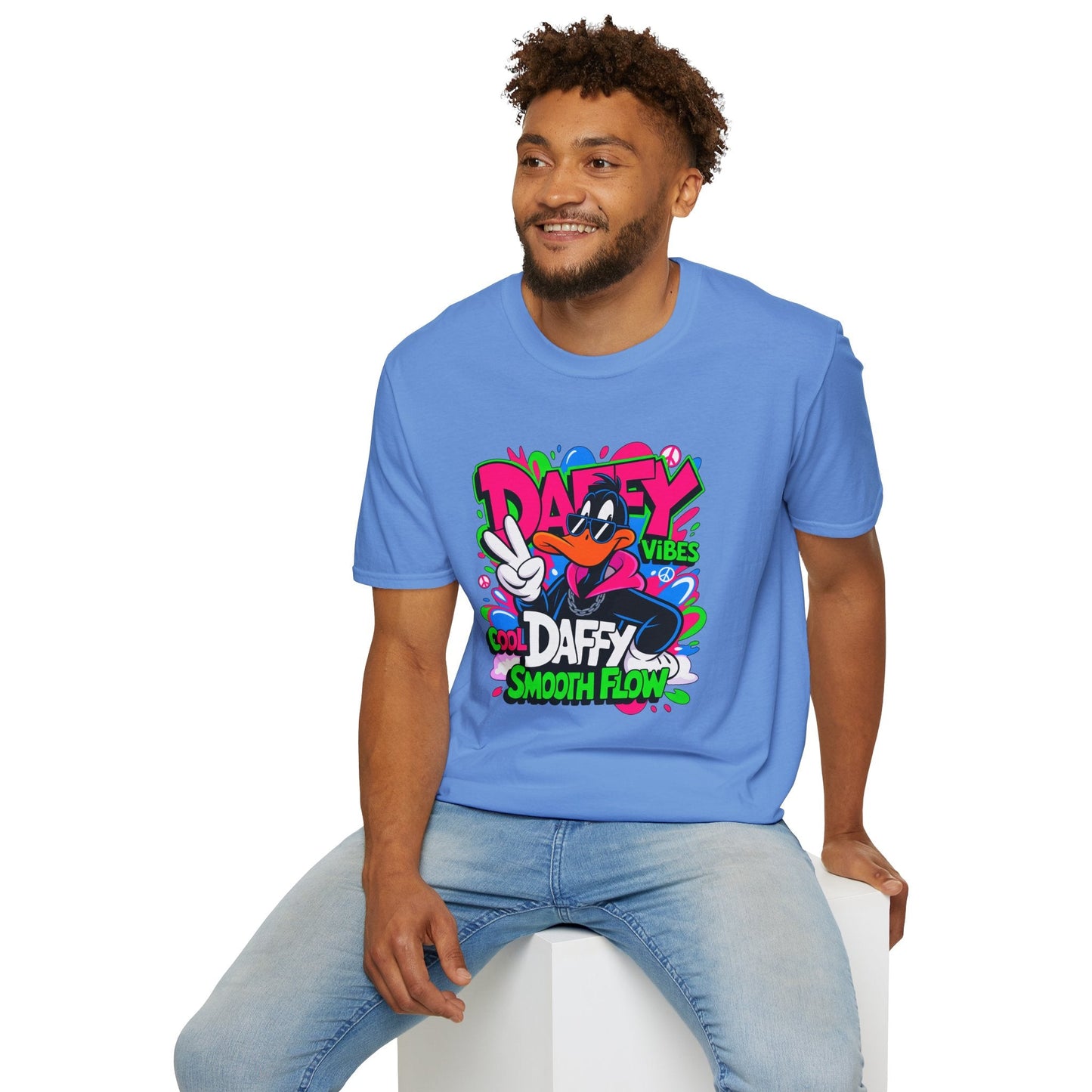 Unisex Cartoon T Shirt With Funny Animals Design Animation Tee Made From Softstyle Cotton