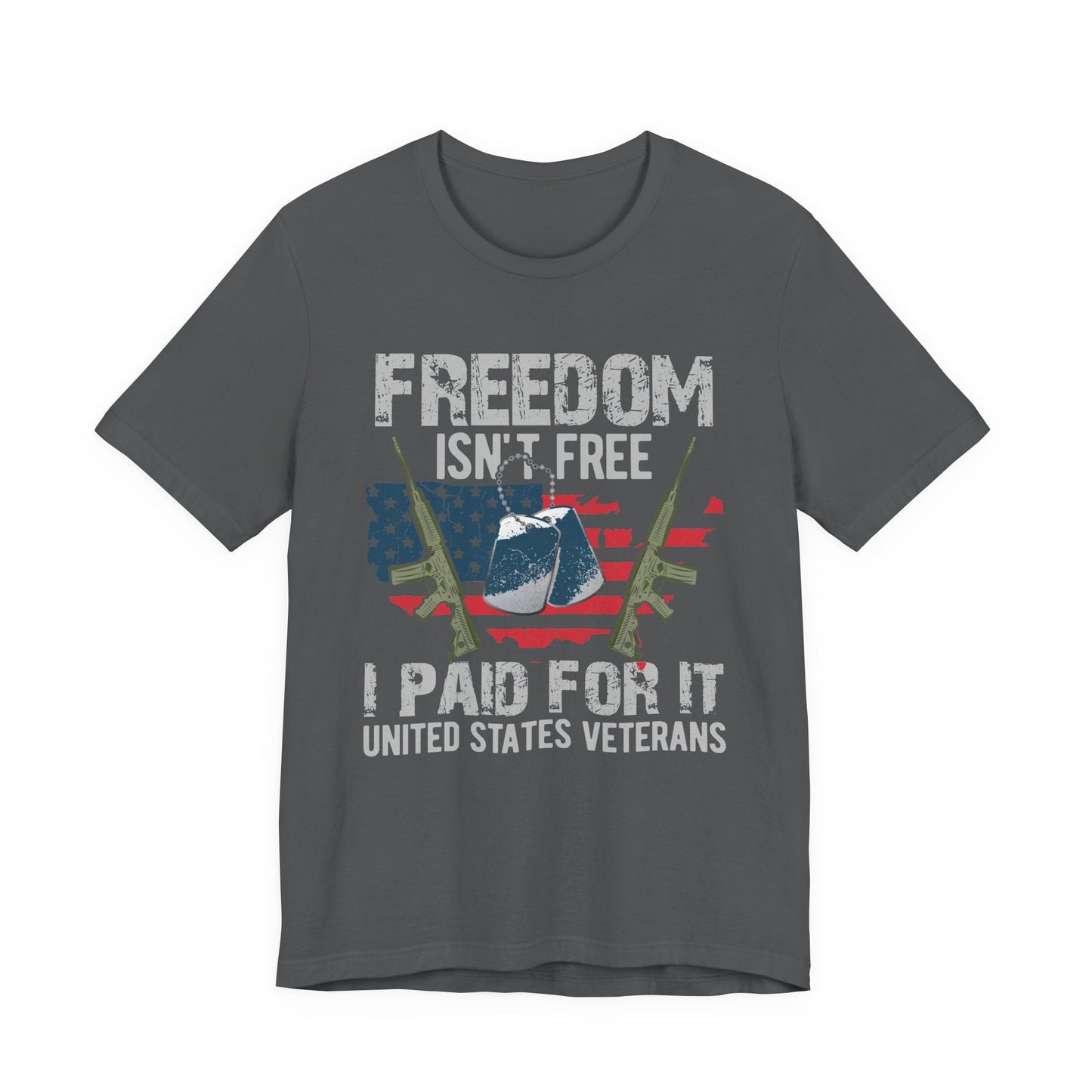 Army Veteran Patriotic Graphic Design Unisex Cotton T-Shirt v20