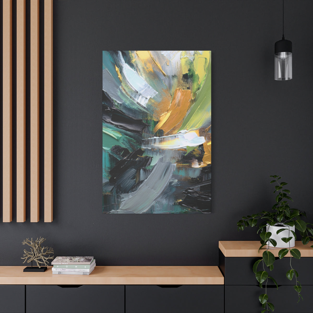 Abstract Oil Painting Print Canvas 20x24,20x30,24x30 24x32,24x36,30x40 32x48,36x48,40x60 Pine-Wood Inner Frame ABS-80
