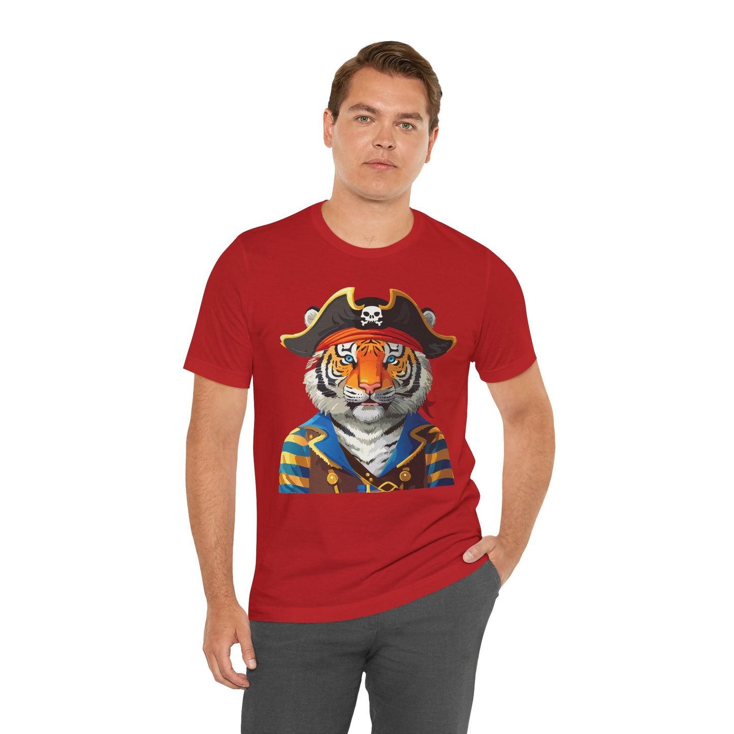 Unisex Animal Tee Shirt Art Design With Wild Animals Gildan Softstyle Cotton T Shirt