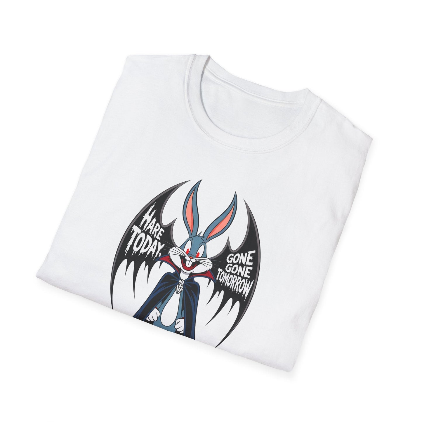 Bugs Bunny T Shirt Cartoon Art Design Unisex Gildan Softstyle 100 Percent Ring Spun Cotton