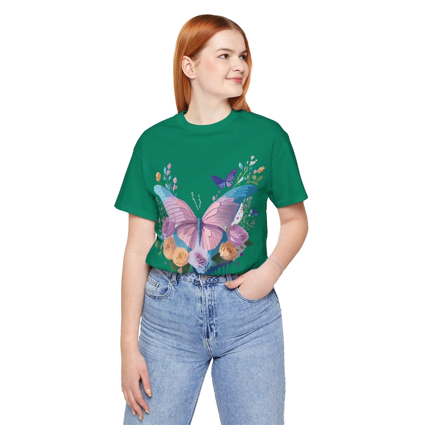 Adelpha Unisex Graphic Tee With Vintage Inspired Artwork Short Sleeve