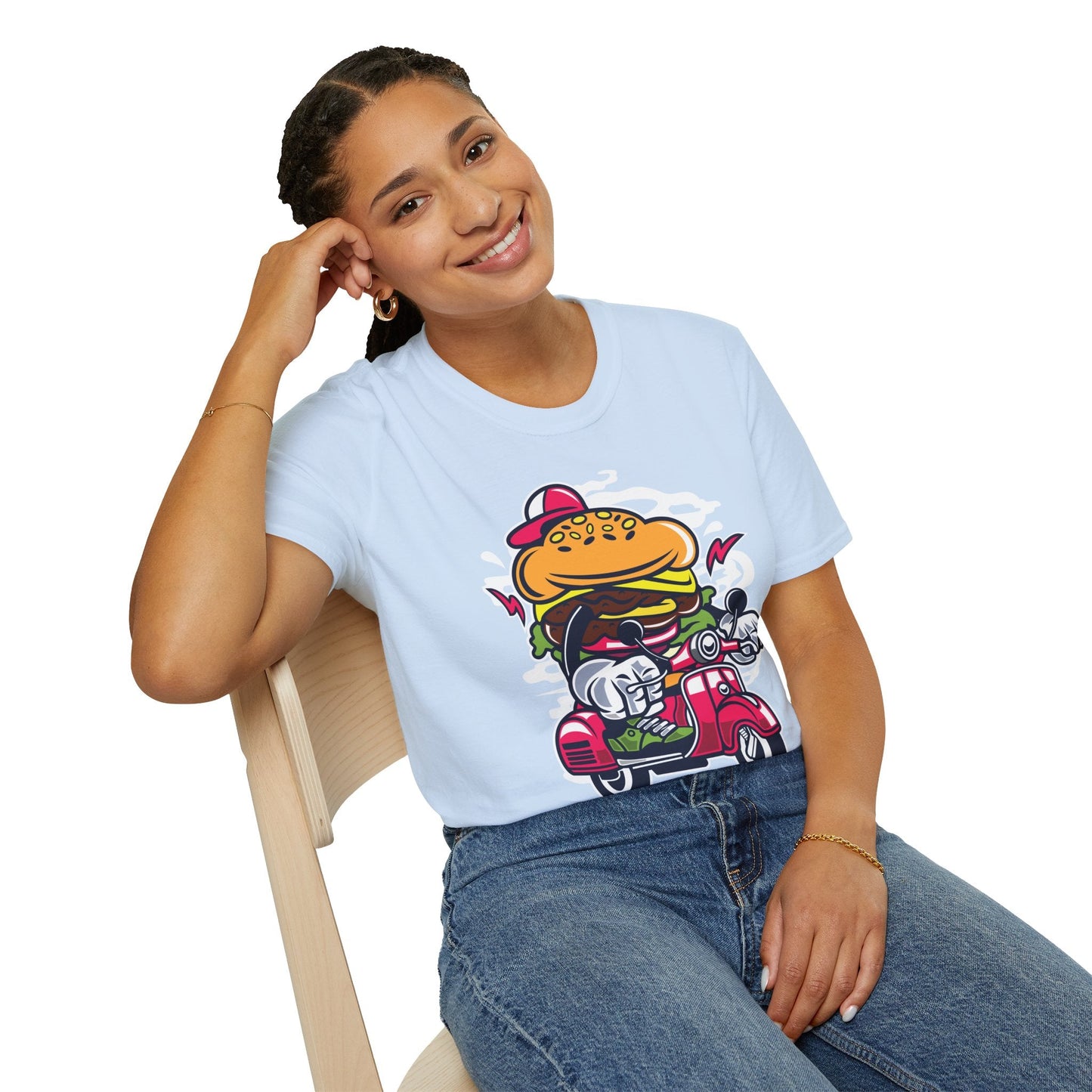 Cartoon T Shirt Animation Tee Funny Unisex Softstyle Gildan 64000 100 Percent Ring Spun Cotton