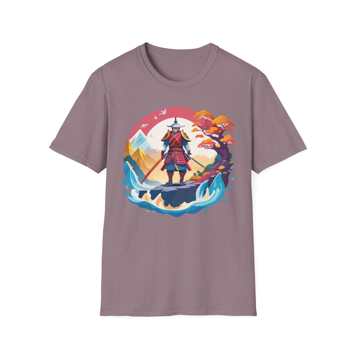 Samurai Shirt Gildan Softstyle 64000 Ring Spun Cotton Unisex Tee For Everyday Comfort