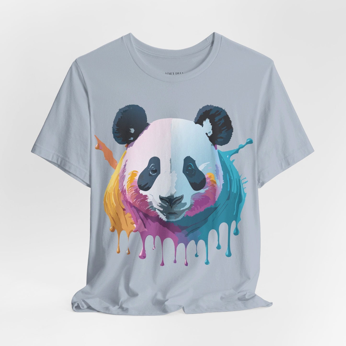 Panda Shirt Unisex Graphic Tee Vintage Inspired Artwork By Adelpha Jersey Short Sleeve