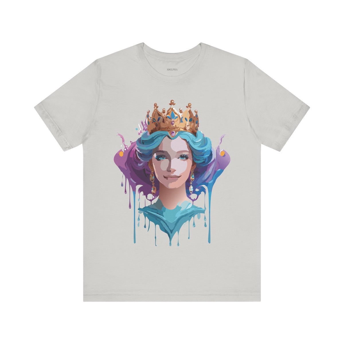 Queen Graphic Unisex Cotton Bella+Canvas Tee with Art Design m186