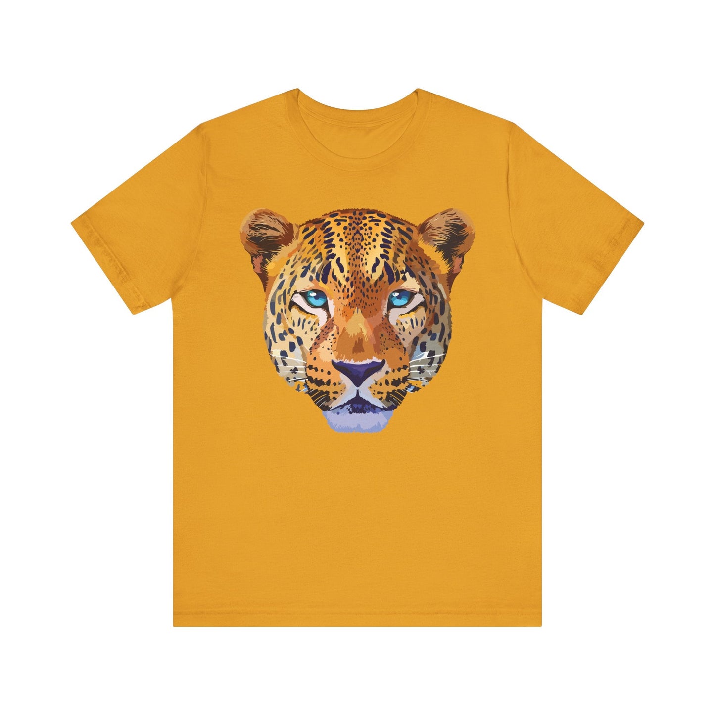 Unisex Animal Print Tee Shirt With Art Design Wild Animals Graphic Tee For Everyday Wear