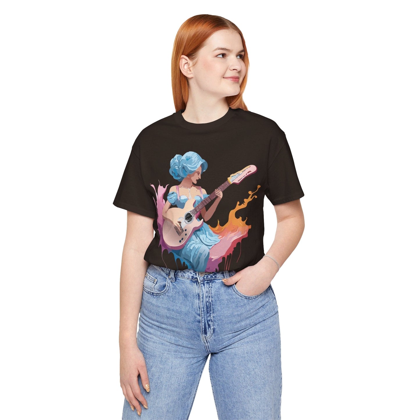 Adelpha Unisex Graphic Tee With Vintage Inspired Art Design Short Sleeve Premium Everyday Wear