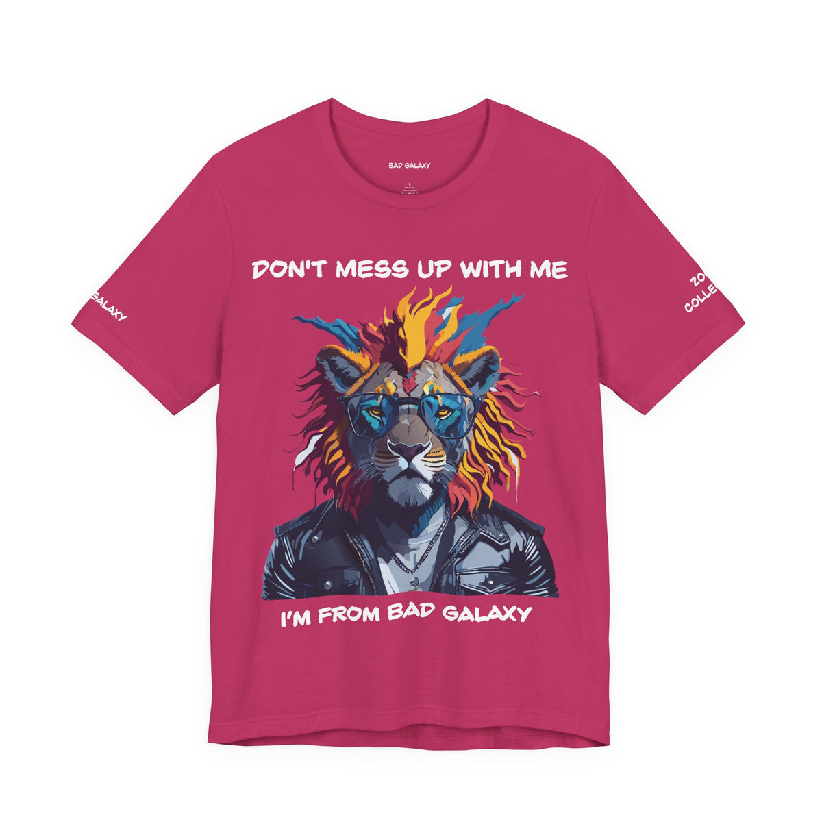 Animal Graphic Unisex Cotton Bella+Canvas Tee with Art Design b6