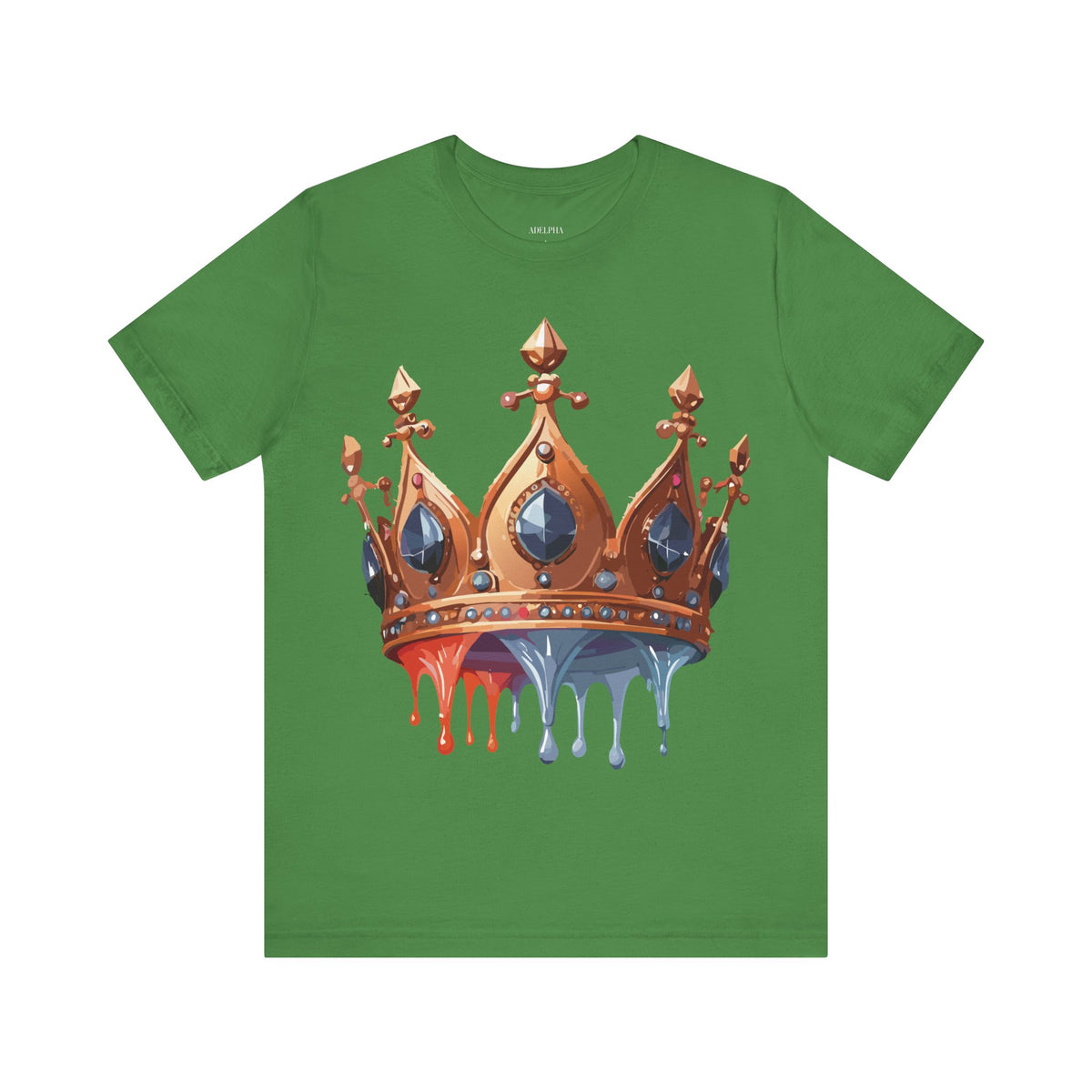 Crown Graphic Unisex Cotton Bella+Canvas Tee with Art Design n115