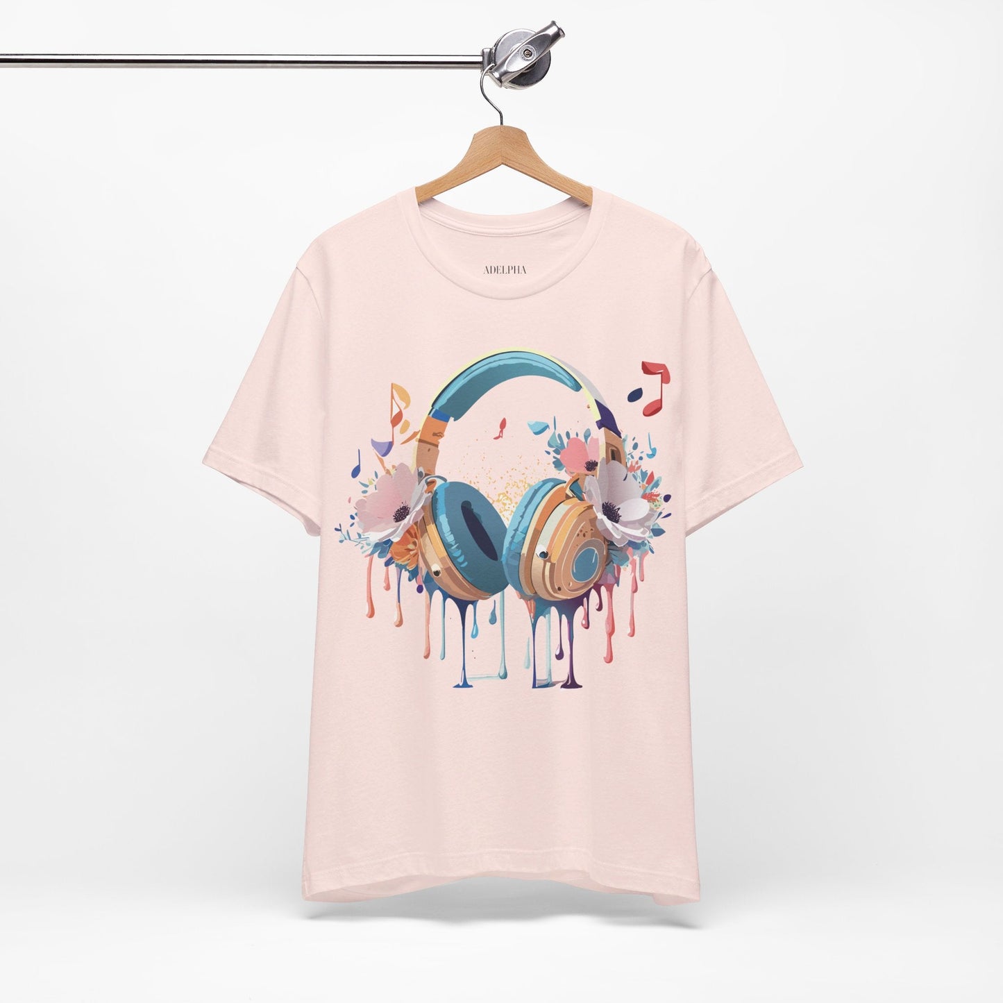 Adelpha Graphic Unisex Music T Shirt With Vintage Inspired Artwork Short Sleeve Tee