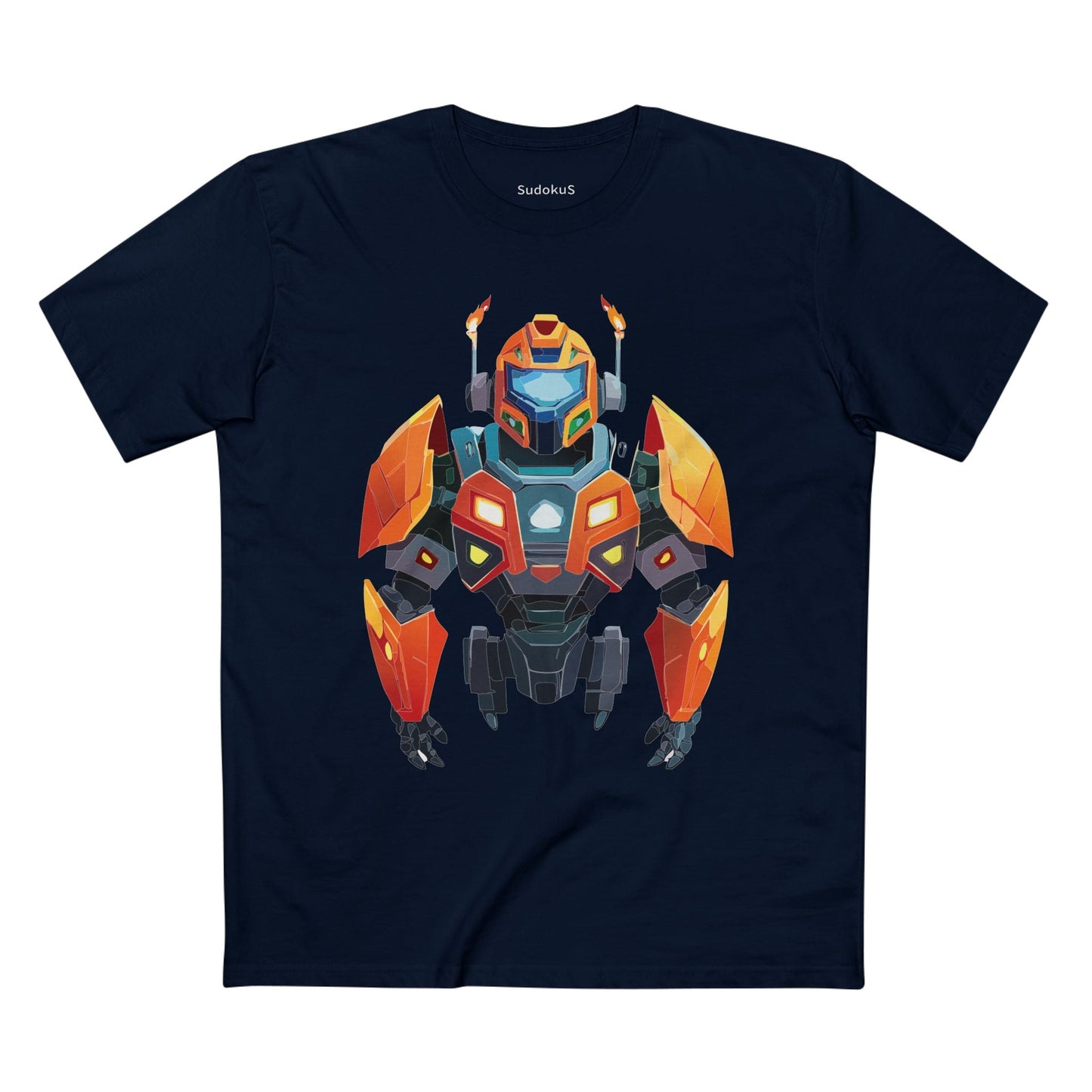 Cyborg Robot Graphic Unisex 100 Cotton Staple Tee 2