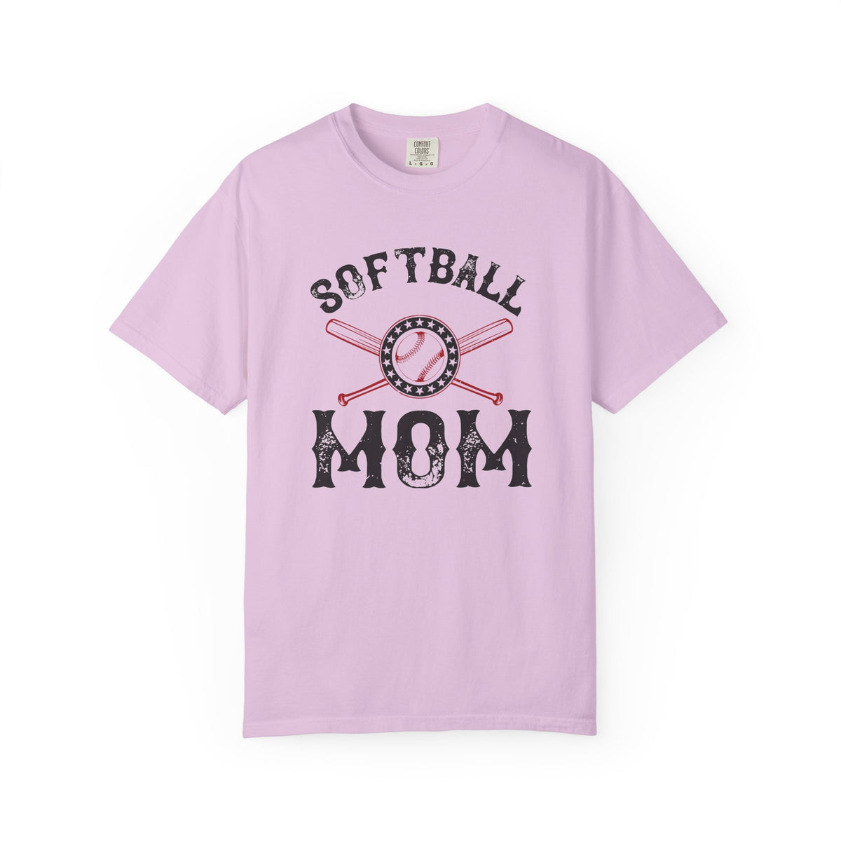 Softball Mom T-shirt Mother Day Mama Tee Unisex Comfort Colors Garment-Dyed Cotton h92