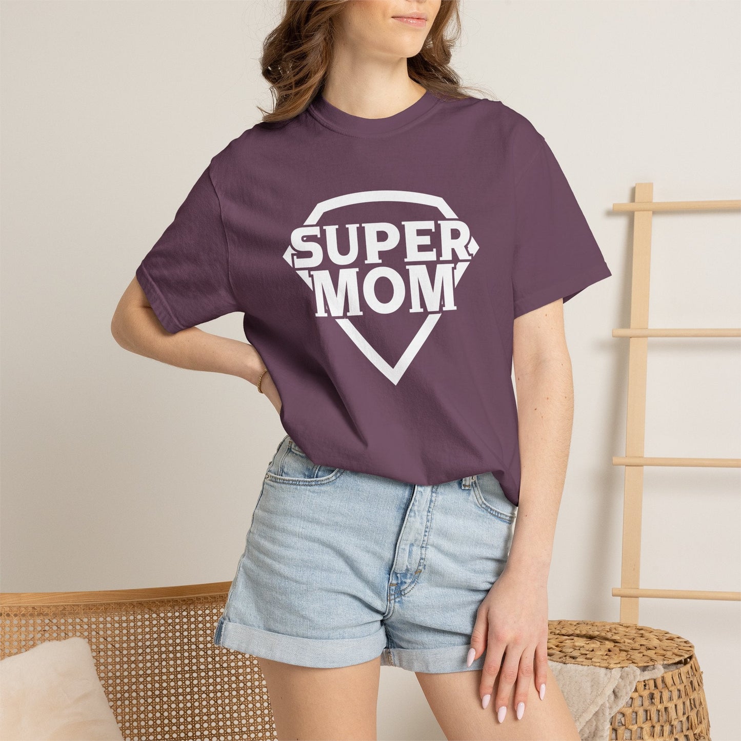 Mom T-shirt Mother's Day Mama Tee Unisex Comfort Colors Garment-Dyed Cotton h3
