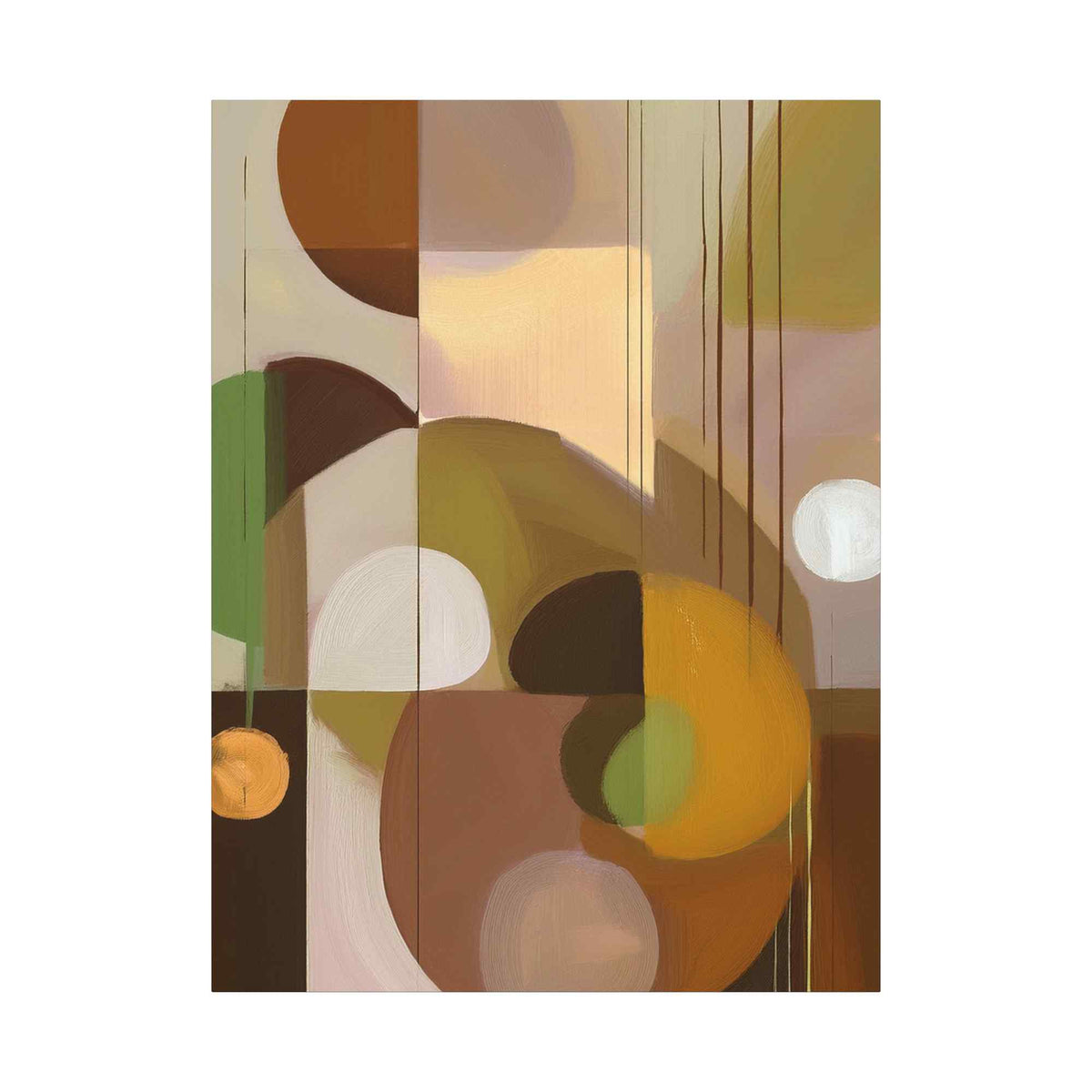 Abstract Geometric Painting Print Canvas 20x24,20x30,24x30 24x32,24x36,30x40 32x48,36x48,40x60 Pine-Wood Inner Frame ABS-54